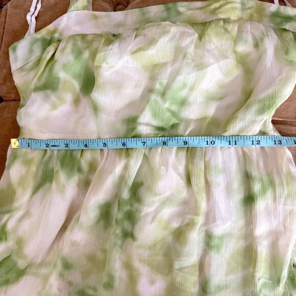 Line & Dot Green Tie-Dye Maxi Dress XS - Picture 8 of 10